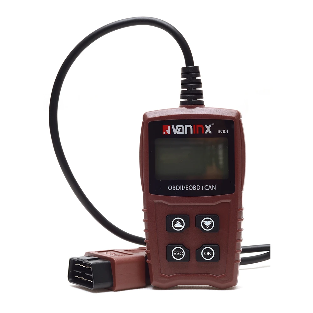 

Car Detector Code Reading Card Engine Fault Light/Battery Detector Backlit 2.4 Inch LCD Display LB88