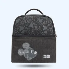 Сумка для подгузников с Микки и Минни, большая емкость, термоизоляционная сумка, рюкзак для путешествий, сумка для ухода за ребенком