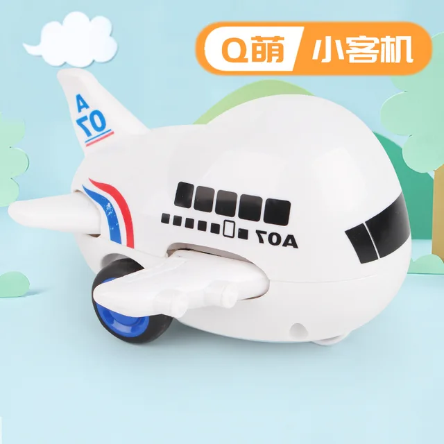 1pc Inertial Car Classic Wind Up Toys Boy Girl Pull Back Toys Inertia Rebound Cars Planes Toy Kindergarten Kids Christmas Gfits 5