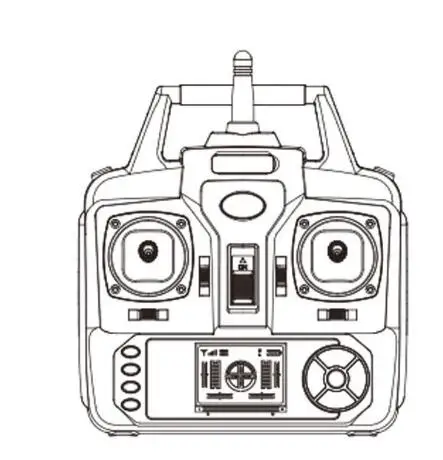 Remote control Syma X56 X56W Квадрокоптер запасные части CW CCW мотор лезвия рамка набор - Цвет: Remote control