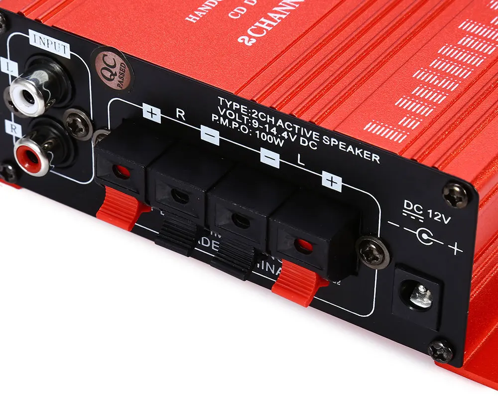 Kinter MA-170 DIY 20 Вт Мини Hifi Усилители звука стерео звук 2,0 канал DC12V тройное управление НЧ алюминиевый корпус Авто