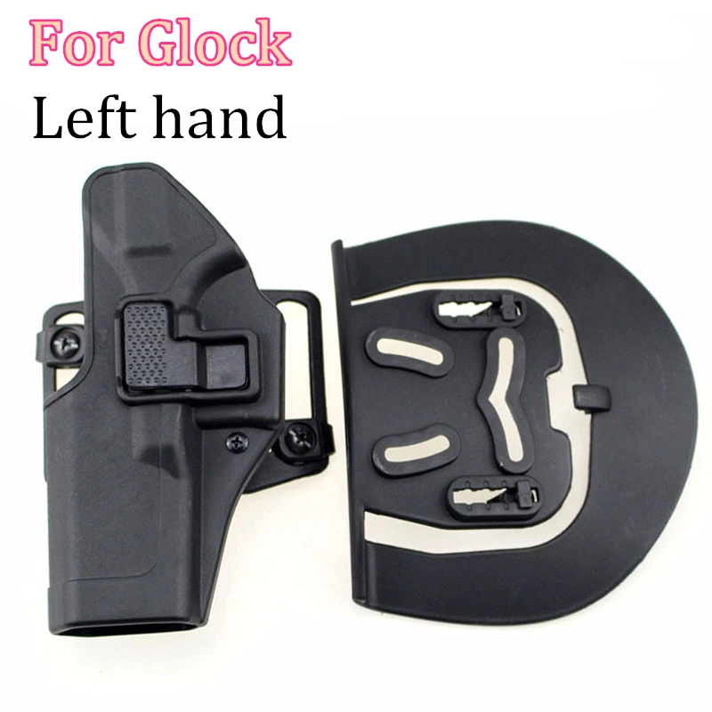 

Hunting CQC Military Waist Holster Left Hand Shooting Airsoft Tactical Gun Holster for GLock 17 19 22 23 31 32