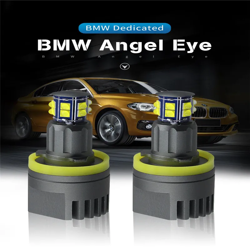  1 Set 120W LED Car-styling Angel Eyes Demon eyes light Highlighted Auto Lamp 12V For BMW E60 E61 E6 - 4000108430689