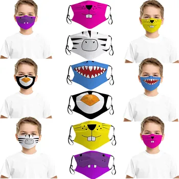 

балаклава Funny face mask washable for child kid breath reuse Cycling Face Cover masks for virus protection mondkapjes