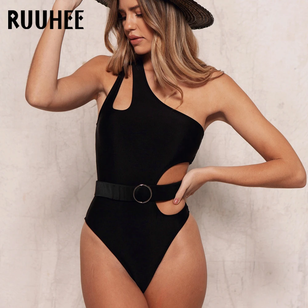  RUUHEE Women Cutout Bikini Set Push Up Top High