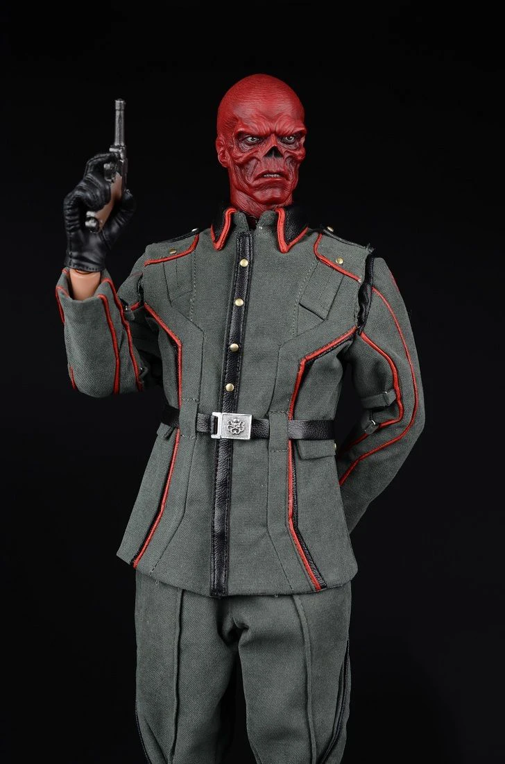 

1/6 Scale Male Figure Clothes A010B Captain America Red Skull Military Coat clothes Suit model No Head for 12'' Action Figure
