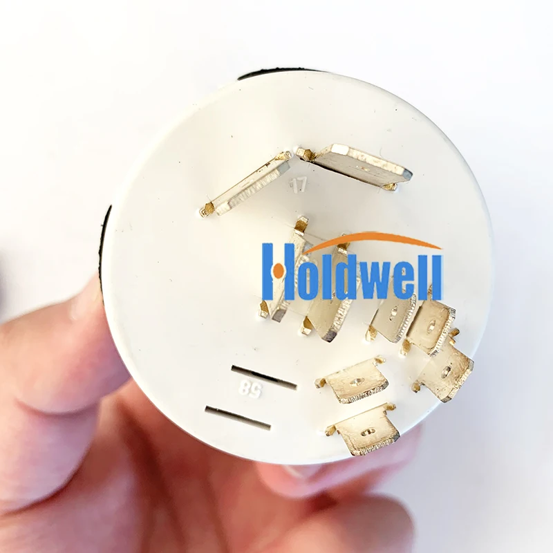 Новый Переключатель зажигания Holdwell 85804674 для Новой Голландии 555E 575E B110 B115 LB90 LB110