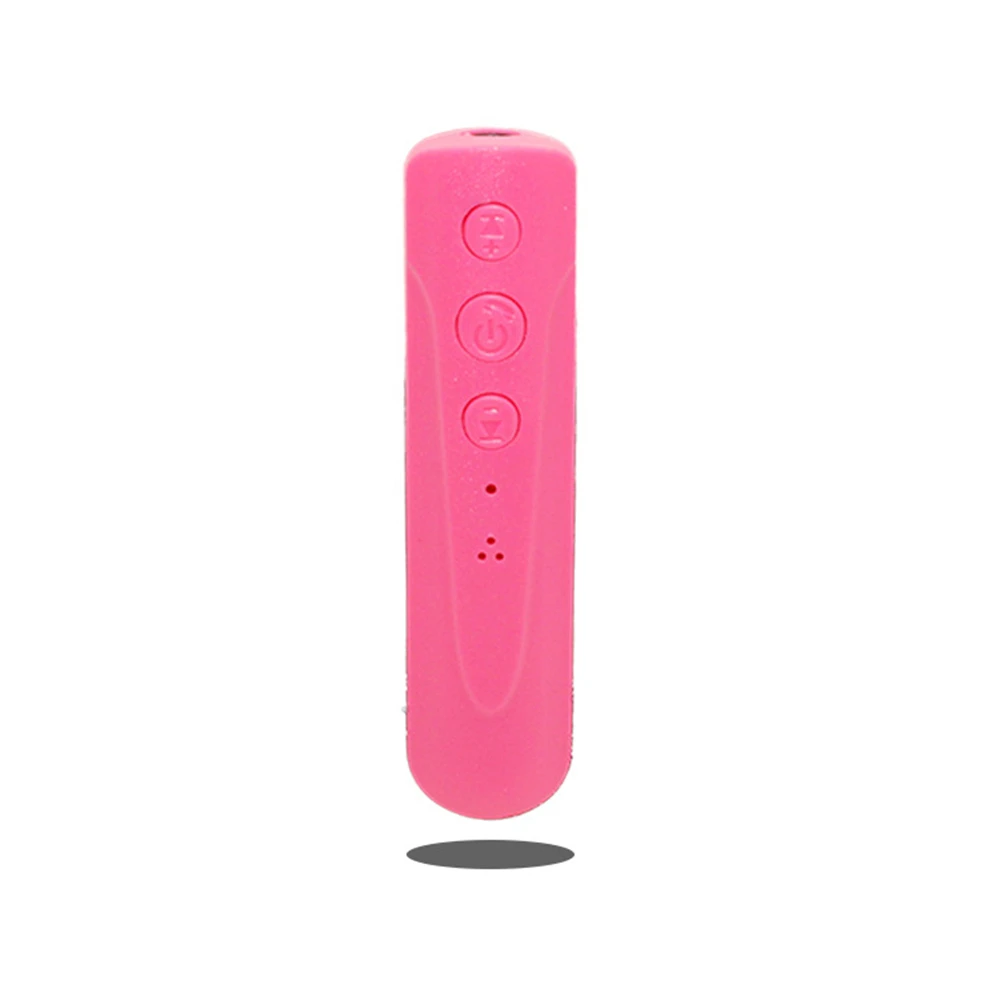 Беспроводной Bluetooth адаптер для наушников AUX Receptor USB автомобильный Bluetooth аудио приемник Handsfree 3,5 мм с микрофоном cl - Цвет: Red