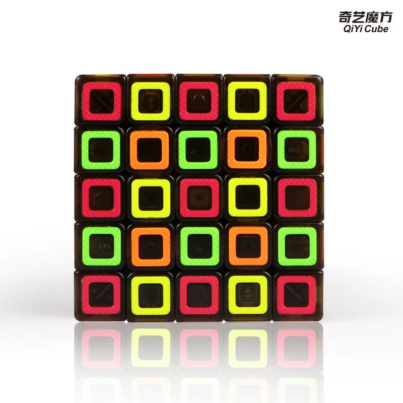 XMD Magic Cube раз юаней пять заказ магический куб творческие плед прозрачный черный гладкий 5-заказ для занятий спортом для детей курсы Rubik'