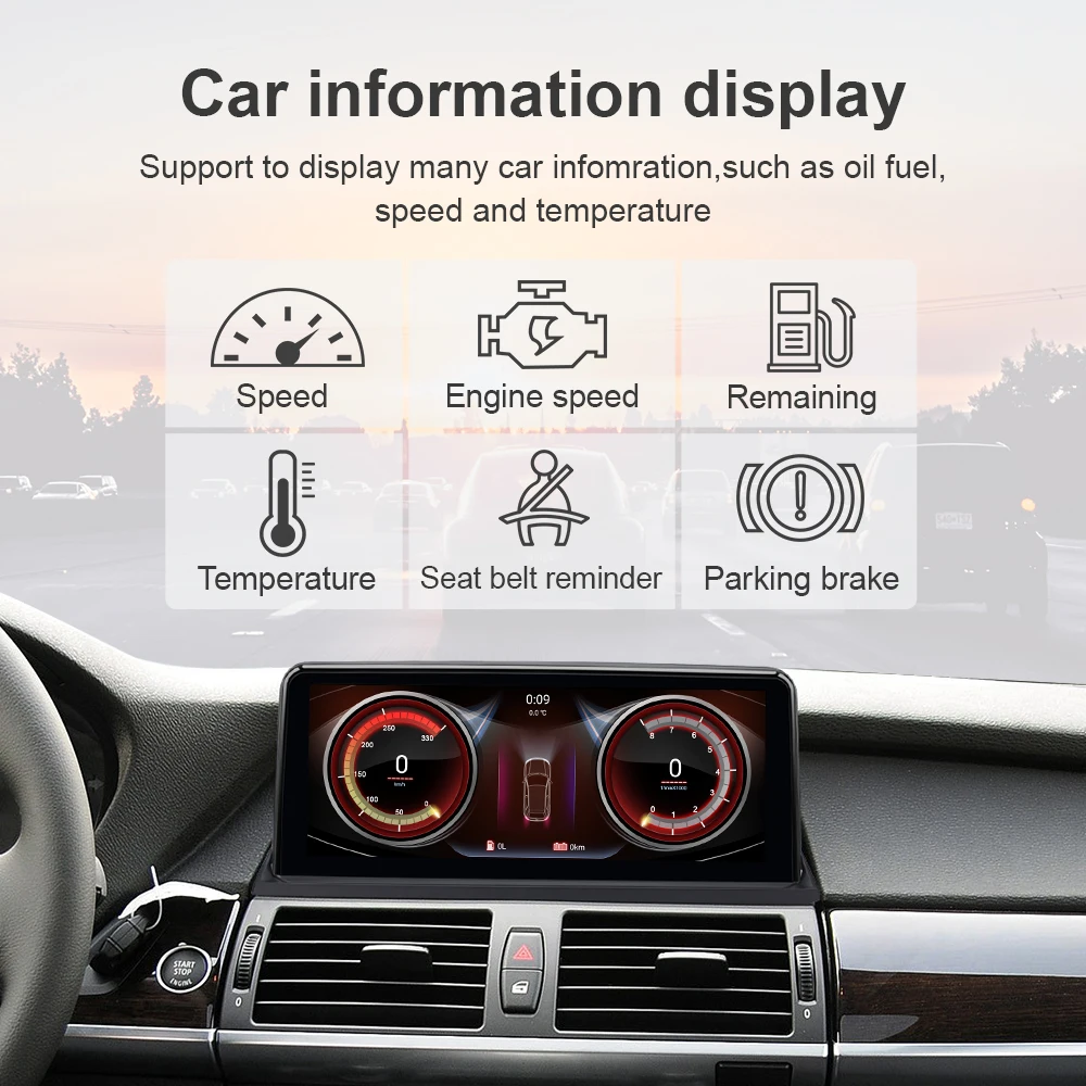 EBILAEN Android 10 0 автомобильный мультимедийный плеер для BMW X5 E70/X6 E71 (2007 2013) системный