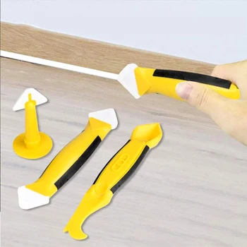 

8pcs Silicone Sealant Finishing Tool Caulk Remover for Bathroom Kitchen Sealing Corner Scraper Caulking Tool
