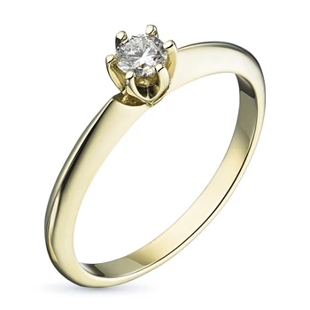 

Yellow gold ring with a diamond e0301kts05153100