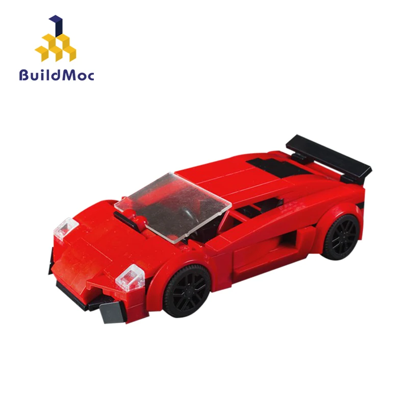 

BuildMoc City 18883 Lamborghini-Aventador Educational Building Blocks Compatible With legoingll City for Children Gift Toy