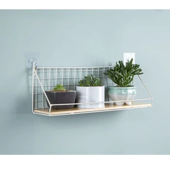 

Iron Mesh Basket Cabinet Cabinet Door Storage Shelf Partition Wall Shelf Wall Hanging Decorative Small Shelf