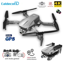L106Pro-Dron con GPS, 5G, Wifi, Fpv, 4K, cámara Dual de HD, 2 ejes, cardán, fotografía aérea, Quadcopter plegable, RC, distancia, 1200M, regalos