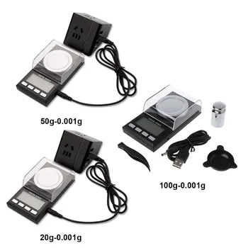 

USB Plug-in Counting Multi-function Electronic Scale Kitchen Food Table Scale 0.01g High Precision Carat Jewelry Pocket Scale