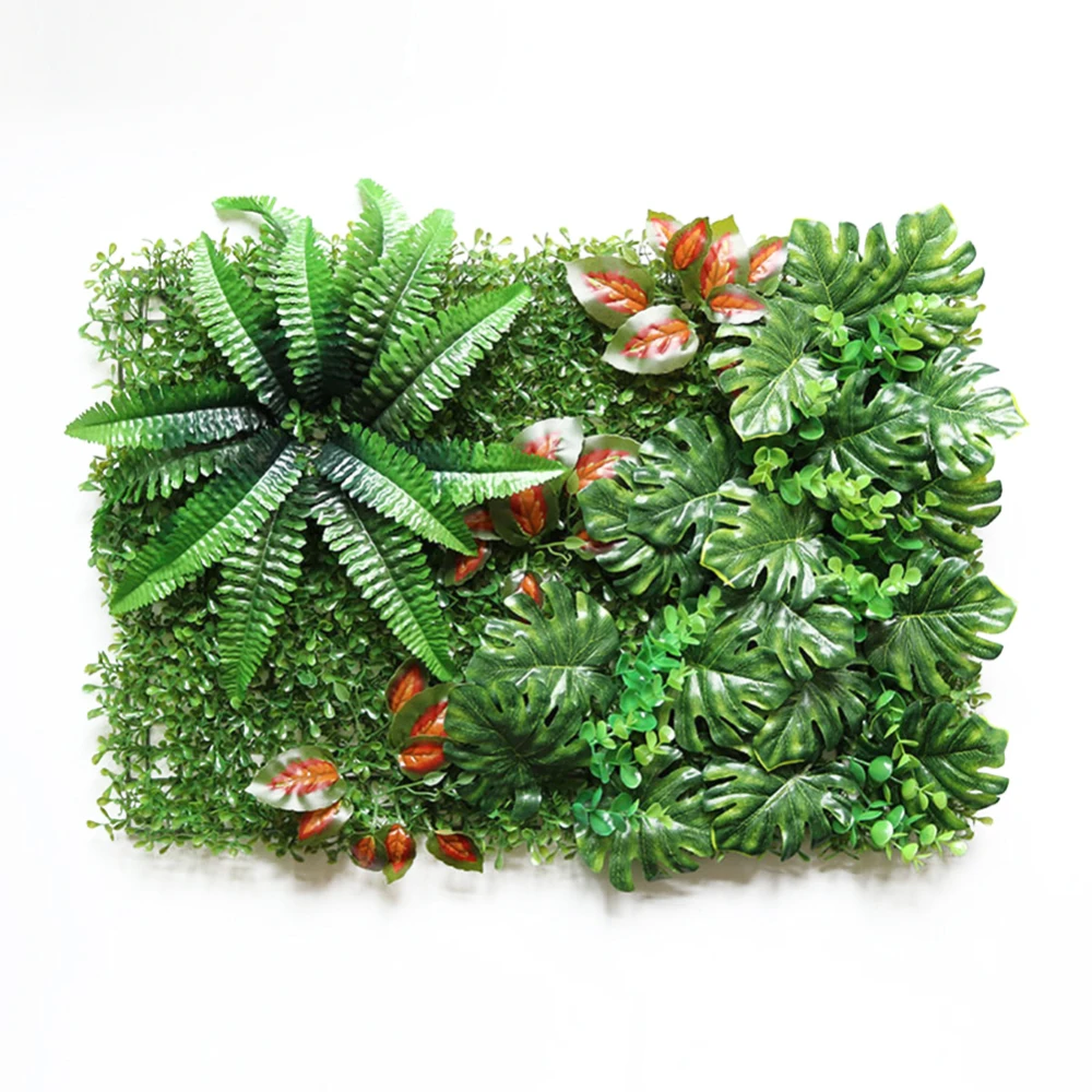 40*60 см искусственные травы растения стены поддельные газон искусственный криперы лист трава цветение искусственная листва для дома садовый декор - Цвет: A4