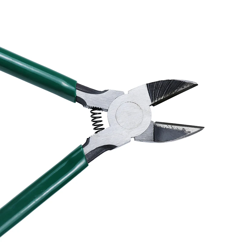 Диагональные плоскогубцы alicate wire cutter multifonction инструмент pince пластина, провод Плоские щипцы плоскогубцы 6 дюймов челюсти резак круглый нос