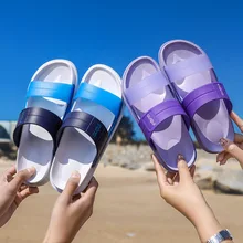 Summer New Style Sandals Lightweight Soft-Sole Large Size COUPLE'S Sandals Outdoor Anti-slip Sandals