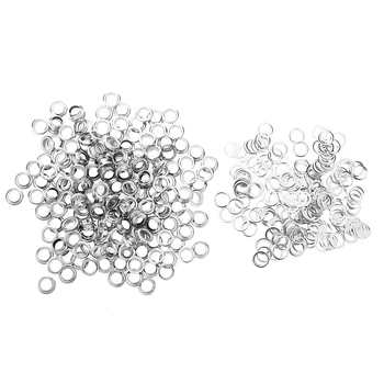 

200X Metal Eyelet 8mm Round Rivets Studded Bag/Shoes/Gloves