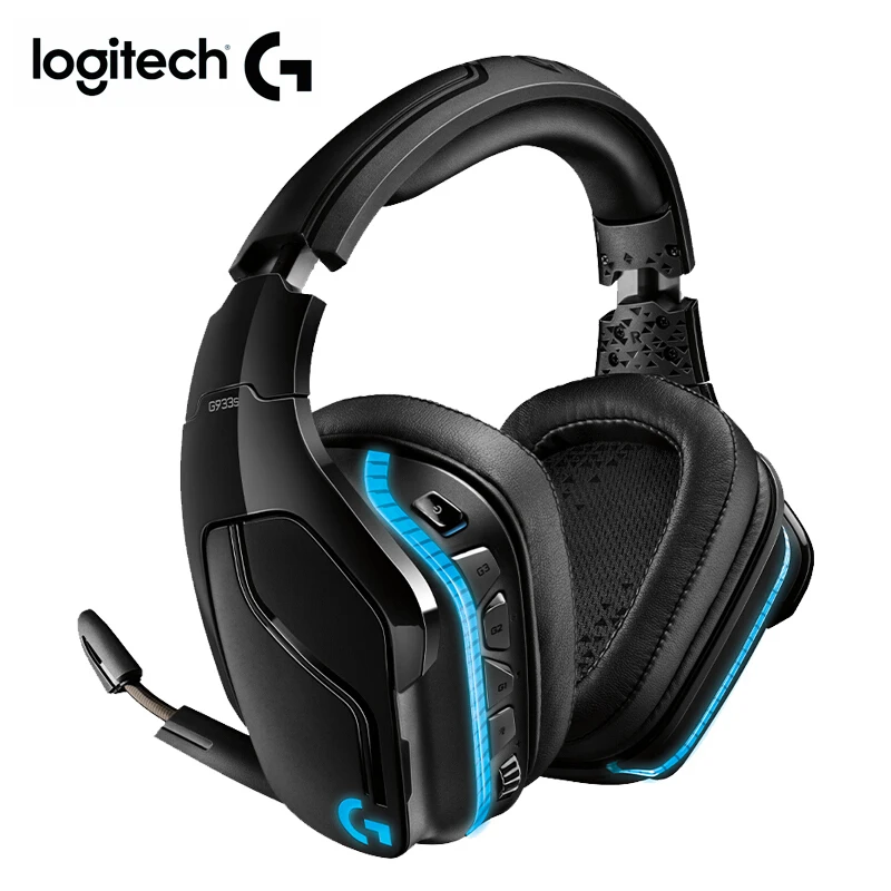 Беспроводная игровая гарнитура Logitech G933S 7 1 Surround RGB DTS наушники Dolby для ноутбуков ПК