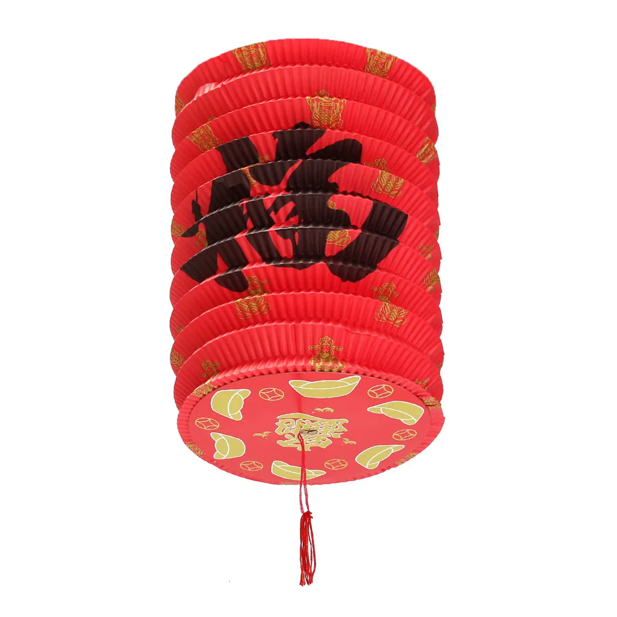 

Surwish 10 Pcs Chinese Asian Hanging Paper Lantern Custom Tradition Mid-Autumn Festival /New Year Celebrate Party Decoration Hot