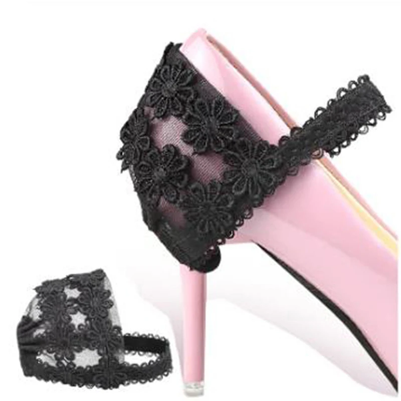 Heels Accessories Women Lace Shoe Accessories Lace High Heels