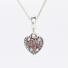 

DoDoFly S925 Sterling Silver New Concentric Pendant Heart Pendant Fit Original Bracelet Necklace