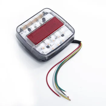 

Bright Light LED Lamp License Plate Truck Trailer Caravans ABS DC 12V 2Pcs Rear Tail Reverse Indicator Brand new