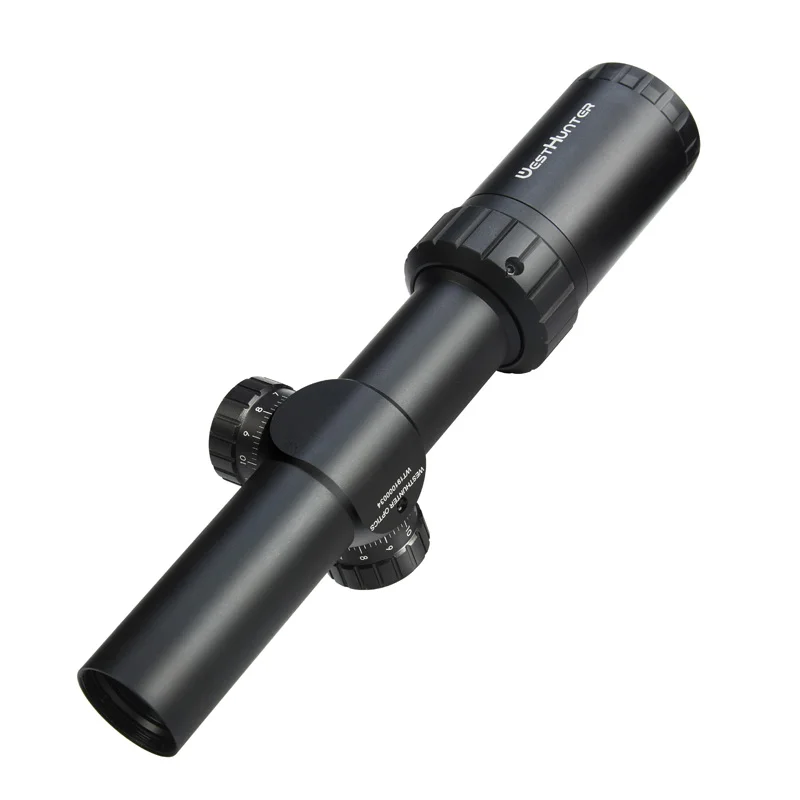 Goede Westhunter 1 5X24 Compact Hunting Scope Mil Dot Richtkruis Riflescope Shockproof Torentjes Lock Reset Optische Bezienswaardigheden Voor Air Gun