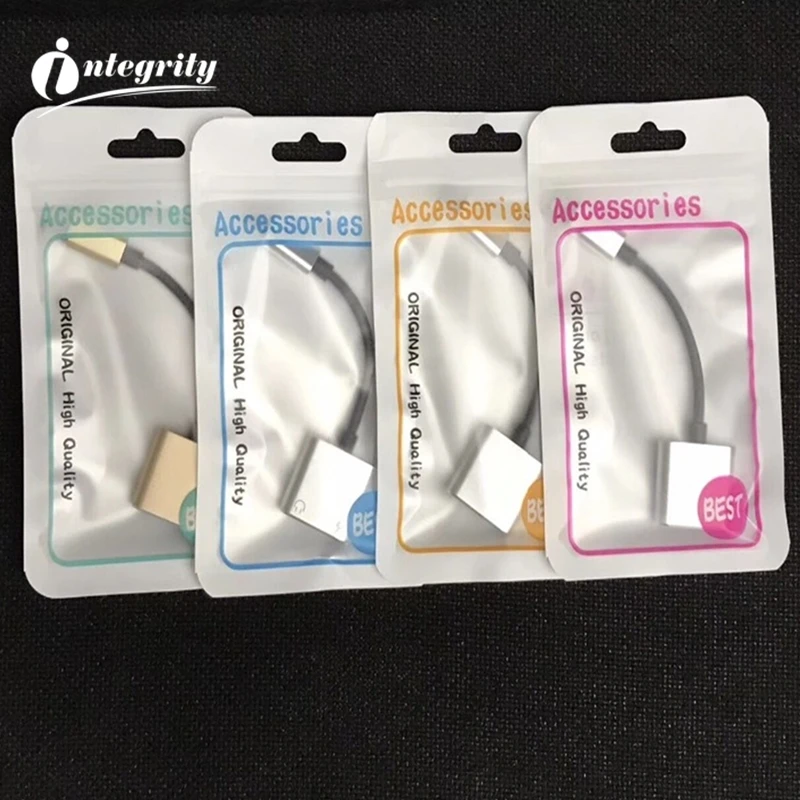 100pcs 8*14/10.5*15cm 지퍼 플라스틱 포장 최고의 폴리 Opp 파우치 선물 작은 장식품 액세서리 포장 가방