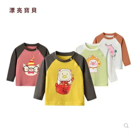 Футболка с длинными рукавами для мальчиков детская куртка новинка 2019 года