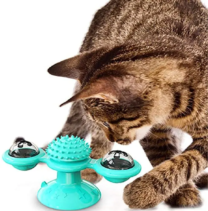 Jouets pour Chat Windmill, Jouet interactif pour Chat,Plume de Jouet pour  Chat,Jouet pour Chat