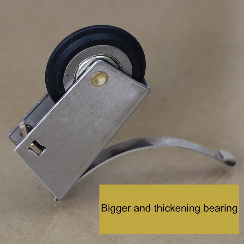 2 шт. раздвижной дверной шкив из нержавеющей стали немой шкаф ванная комната