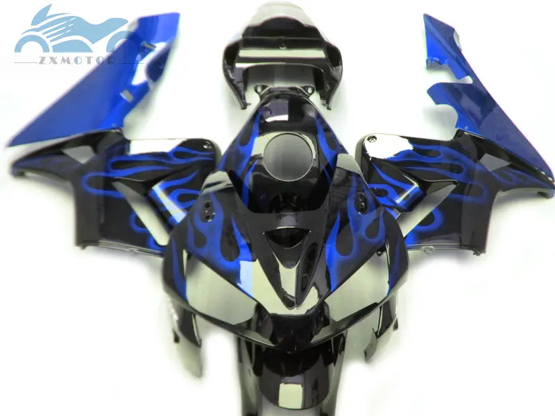 Комплект обтекателей для мотоциклов, пригодный для Honda CBR600RR 2005 2006 CBR 600 RR 05 06, заменяющий обтекатель, комплекты, синий, черный, JK24