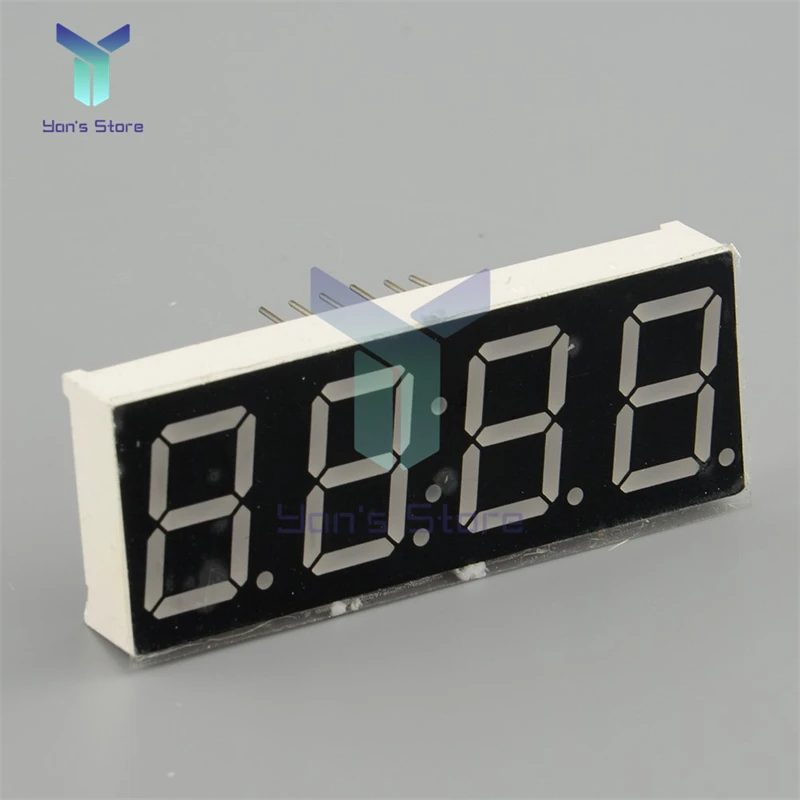 AT89C2051 DC 3V-6V Electronic Digital Display Clock Digital Tube LED Display 4 Bits Electronic Module Parts and Components DIY