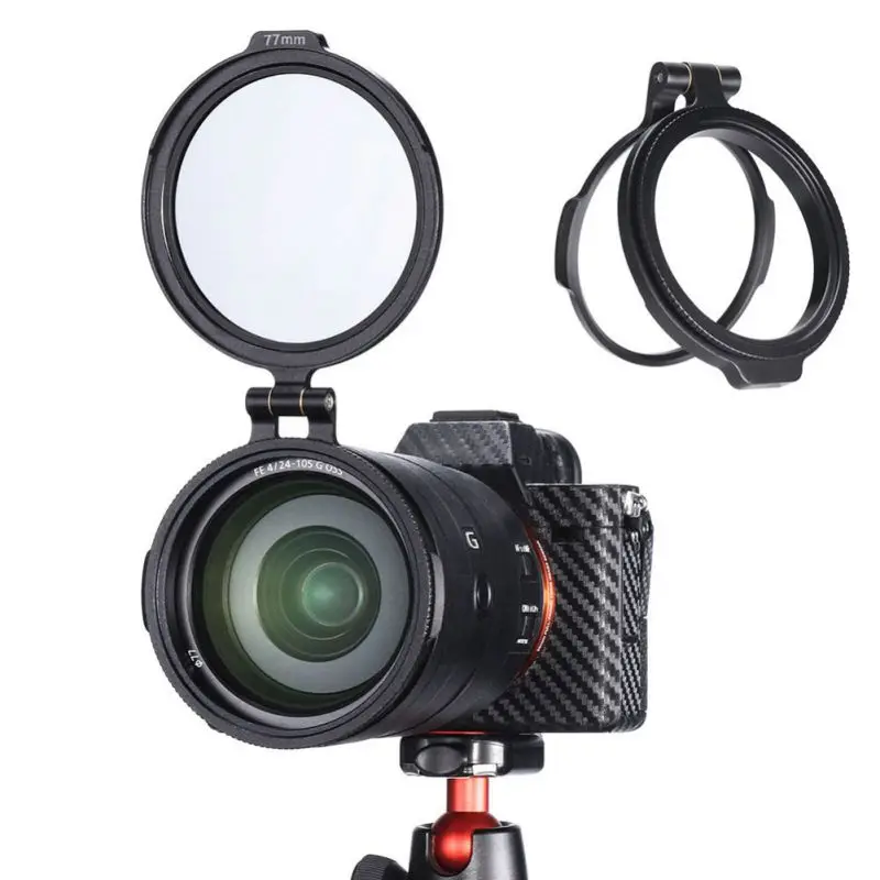 

Quick Release Ring Quick Switch Bracket Mounting Adapter With Cap Professional Camera Accessory Lens Filter