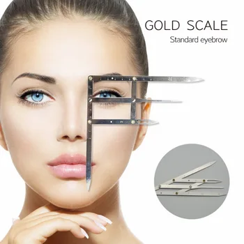 

Eyebrow Symmetry Ruler Brow Stencil Reusable Measure Shape Makeup Tool Measure Makeup Tattoo Ruler Template