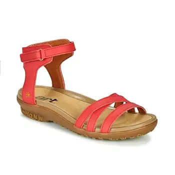 

Art 1503GRASS antibes leather sandal ankle strip Red Little