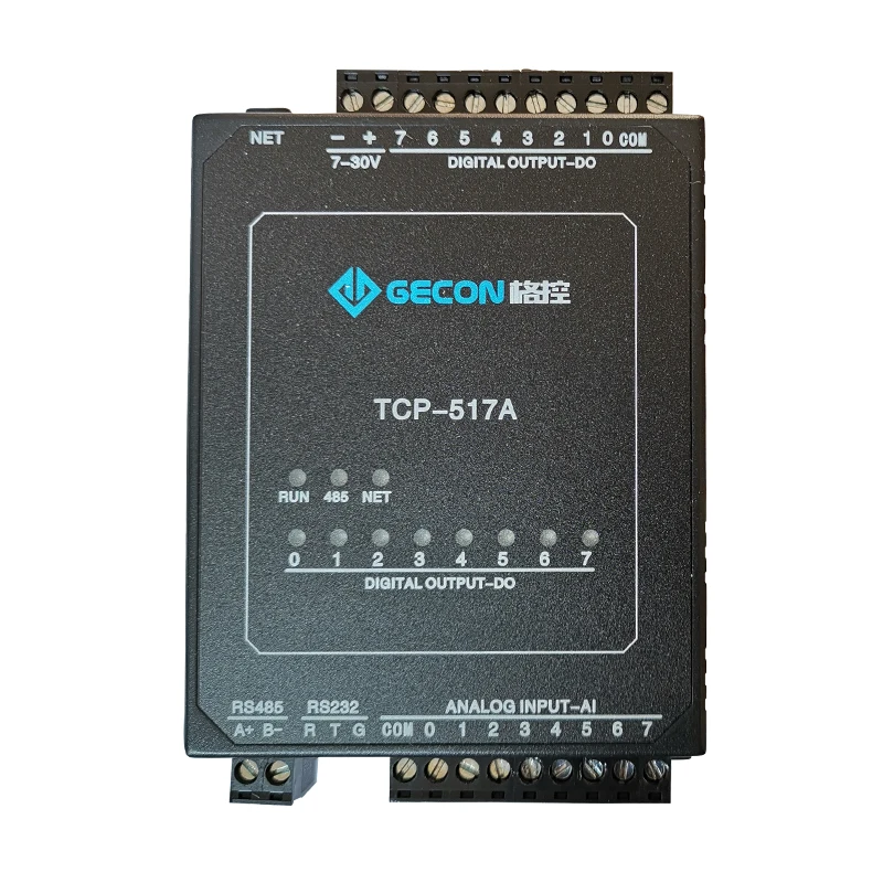 8 дорожный аналоговый вход 4-20mA RS485 модуль сбора RTU Modbus 8 дорожный транзистор выход