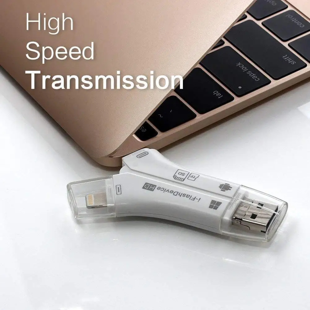 TWISTER.CK 4 в 1 iPhone/Micro usb/USB Type c/USB SD кардридер для iPhone iPad Mac & Android Micro ПК|Переходники и