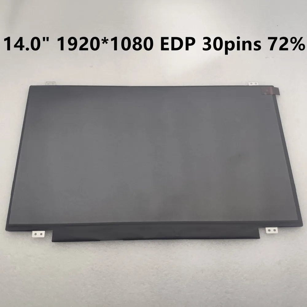 

Оригинальный ЖК-экран для ноутбука, Φ B140HAN01.2 B140HAN01.3 NV140FHM-N43 1920*1080 FHD 72% EDP 30 Pin