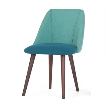 

Nordic dining chair design computer cloth restaurant solid wood leisure simple armrest coffee desk