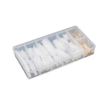 

SHGO HOT-580Pcs 2.8mm 2/3/4/6/Pin Motorcycle Automotive Electrical Wire Terminal Male Female Cable Connector Plug Kits