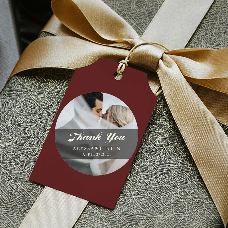 Custom Stickers 2-7cm Customized Logos Wedding Birthdays Baptism Stickers Personality Labels Design Own Baking Gift Bag Sticker