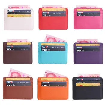 

Men's Leather Thin Wallet ID Money Credit Card Slim Holder Money Pocket Organizer