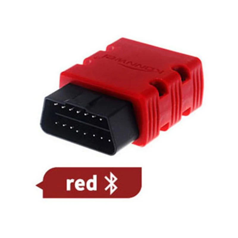 KW902 OBD2 сканер ELM327 V1.5 Bluetooth диагностический инструмент автоматический сканер считыватель кодов для телефонов Android с Bluetooth - Цвет: Красный