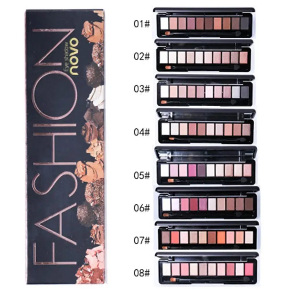 Палитра теней для век палитра 10 цветов разных макияжа|matte eye shadow|eye shadowlight shadow |