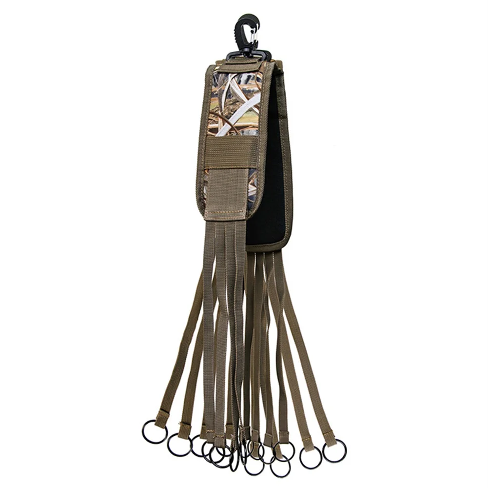 

Hunting Oxford Cloth Bird Duck Strap Hanger Adjustable 8 Loop Gun Bag Camouflage Shooting Hunting Duck Strap Hanger Carrier Belt