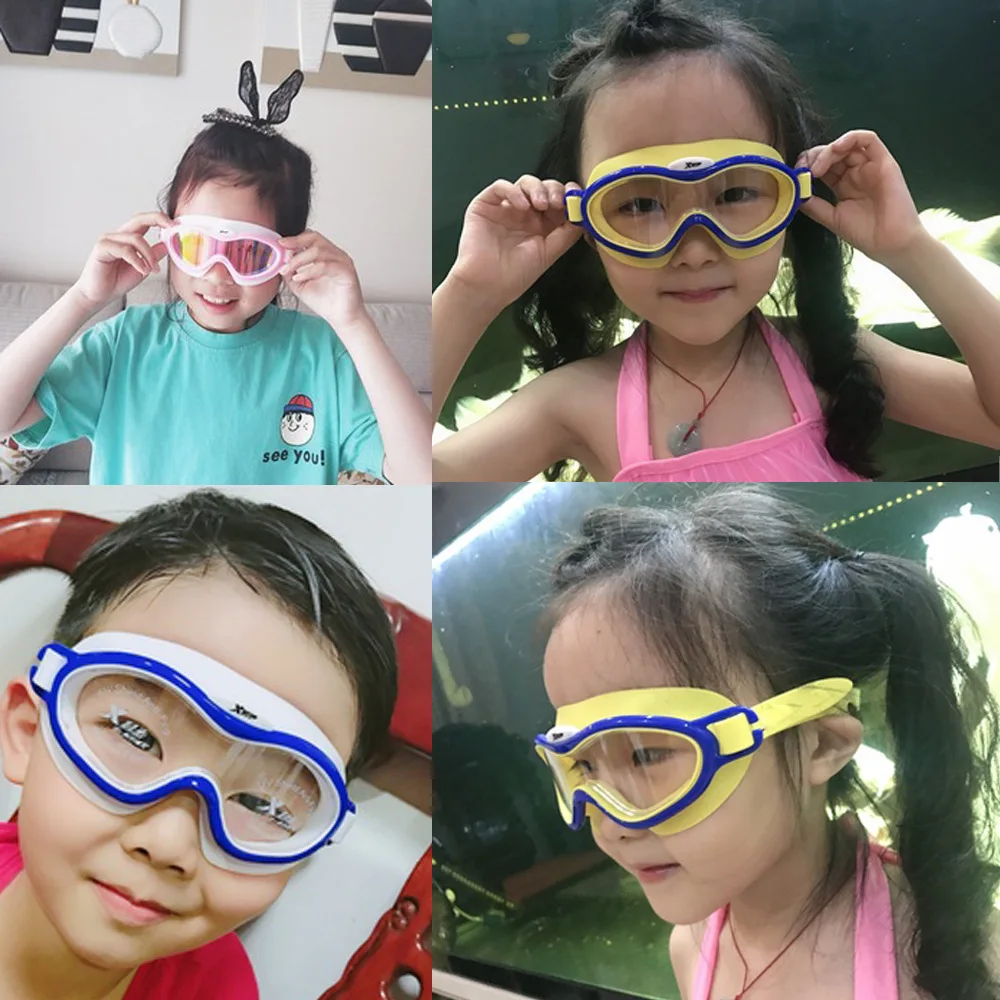 

150G Star Je New Style Hot Sales Big Box CHILDREN'S Swimming Goggles Waterproof Anti-fog High-definition Children Swimming Goggl
